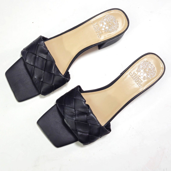 Vince Camuto Women’s Woven Sandals Minimalist Travelwear Sleek Commuter Sz 9M - Picture 7 of 12